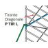 P401404 DIAGONALE POUR 1/2 ECHELLE POKER